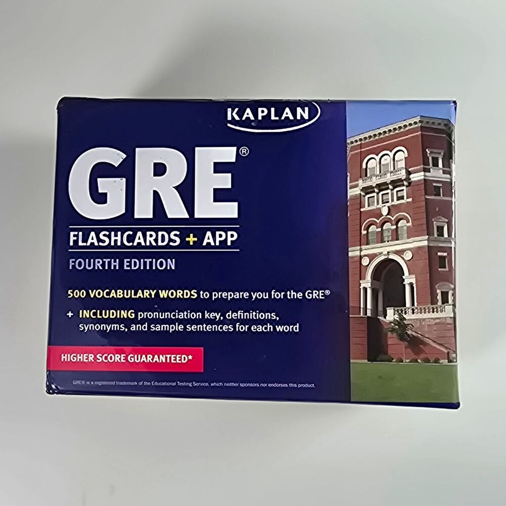 Kaplan GRE Vocabulary Flashcards + App Included, Fourth Edition (English)